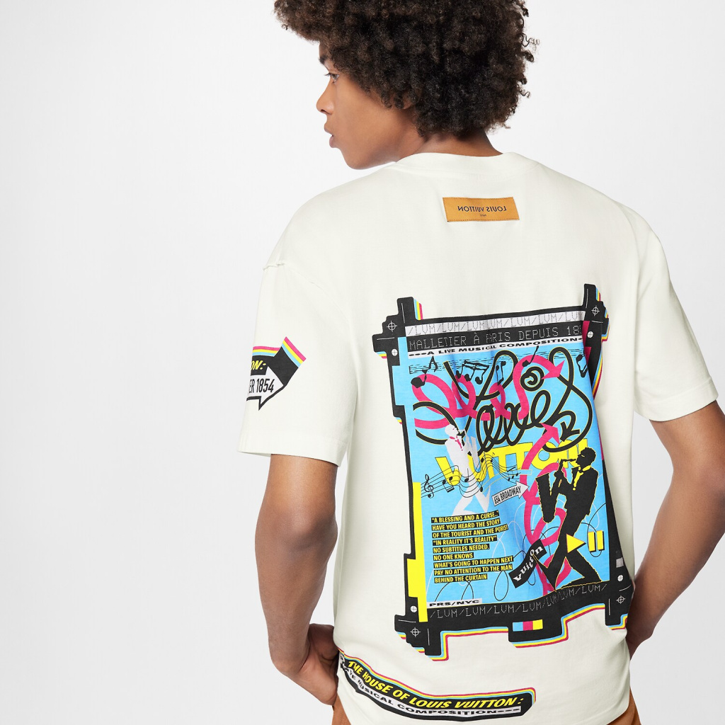 【LOUIS VUITTON】JAZZ FLYERS 半袖 Tシャツ 在庫確認下さい Louis Vuitton Jazz Flyers Short-Sleeved T-Shirt